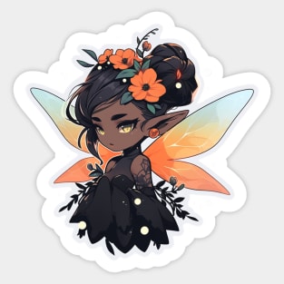 Cute Fire Fairy Sticker